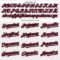 Custom White Crimson-Black Authentic Baseball Jersey