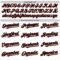 Custom White Black Pinstripe Crimson-City Cream Authentic Sleeveless Baseball Jersey