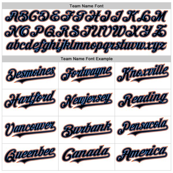 Custom White Black Pinstripe Electric Blue-Orange Authentic Sleeveless Baseball Jersey