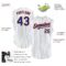 Custom White Royal Pinstripe Orange Authentic Sleeveless Baseball Jersey