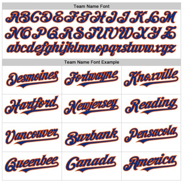 Custom White Royal Pinstripe Orange Authentic Sleeveless Baseball Jersey