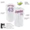 Custom White Light Blue Pinstripe Red Authentic Sleeveless Baseball Jersey