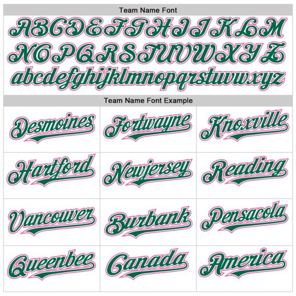 Custom White Kelly Green Pinstripe Pink Authentic Sleeveless Baseball Jersey