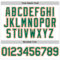 Custom White Kelly Green Pinstripe Orange Authentic Sleeveless Baseball Jersey