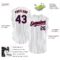 Custom White Navy Pinstripe Red Authentic Sleeveless Baseball Jersey