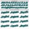 Custom White Teal Pinstripe Black Authentic Sleeveless Baseball Jersey