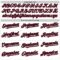 Custom White Crimson Pinstripe Black Authentic Sleeveless Baseball Jersey