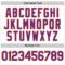 Custom White Purple Pinstripe Orange Authentic Sleeveless Baseball Jersey