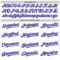 Custom White Purple Pinstripe Light Blue Authentic Sleeveless Baseball Jersey