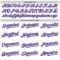 Custom White Purple Pinstripe Gray Authentic Sleeveless Baseball Jersey
