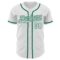 Custom White Kelly Green Authentic Baseball Jersey