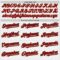 Custom White Red Navy-Old Gold Authentic Baseball Jersey