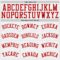 Custom White Navy Pinstripe Red Authentic Baseball Jersey