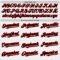 Custom White (Black Red Pinstripe) Black-Red Authentic Baseball Jersey