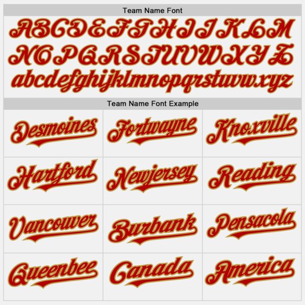 Custom White (Red Old Gold Pinstripe) Red-Old Gold Authentic Baseball Jersey