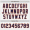 Custom White (Navy Orange Pinstripe) Navy-Orange Authentic Baseball Jersey