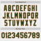 Custom White (Green Orange Pinstripe) Green-Orange Authentic Baseball Jersey