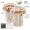 Custom White (Crimson Gold Pinstripe) Crimson-Gold Authentic Baseball Jersey
