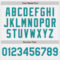Custom White (Teal Gray Pinstripe) Teal-Gray Authentic Baseball Jersey