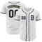 Custom White Navy-Old Gold Authentic Baseball Jersey
