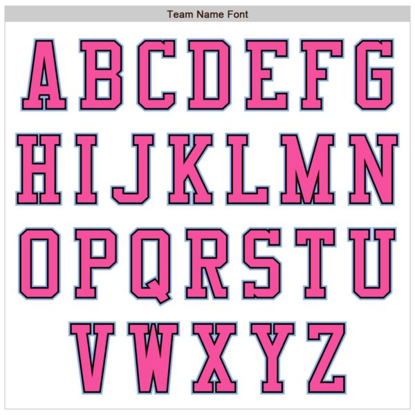 Custom White Light Blue Black-Pink Authentic Baseball Jersey