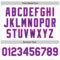 Custom White Purple-Pink Authentic Baseball Jersey