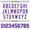 Custom White Purple Authentic Baseball Jersey