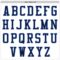 Custom White Navy-Light Blue Authentic Baseball Jersey