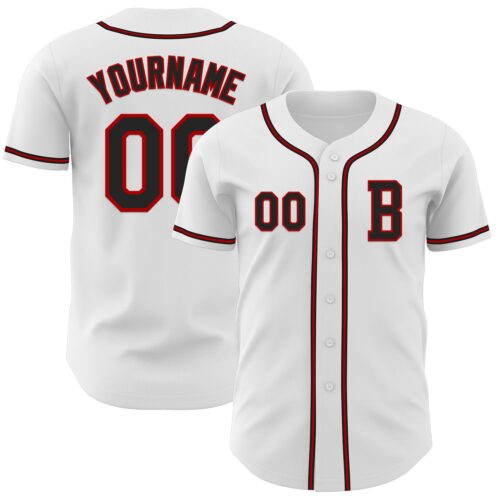 White2181_a4cc6727-2cab-4d23-9ef8-29aec36588fb Custom White Black-Red Authentic Baseball Jersey