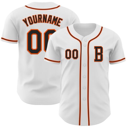 White2182_aaee615c-a2de-4352-97fb-4c9ea74c471a Custom White Black-Orange Authentic Baseball Jersey