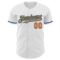 Custom White Old Gold Royal-Red Authentic Baseball Jersey