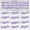 Custom White Purple Authentic Baseball Jersey