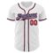 Custom White Red-Navy Authentic Baseball Jersey