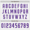 Custom White Purple Pinstripe Purple Authentic Baseball Jersey