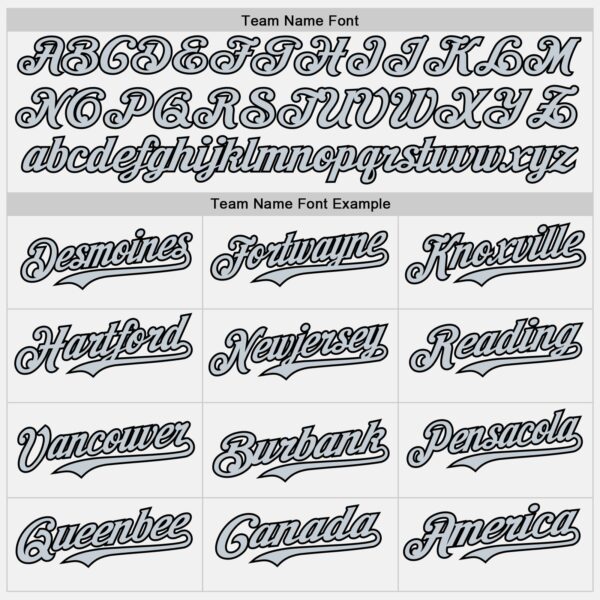 Custom White Black Pinstripe Silver Authentic Baseball Jersey