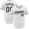 Custom White Black Shadow Blue-Light Yellow Authentic Baseball Jersey
