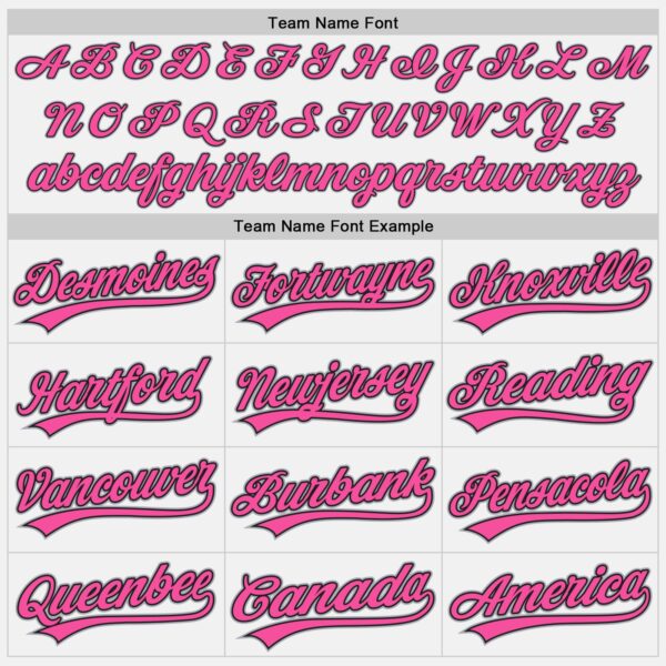Custom White Gray Black-Pink Authentic Baseball Jersey