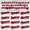 Custom White Red-Black Authentic Baseball Jersey