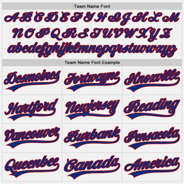 Custom White Royal-Red Authentic Baseball Jersey