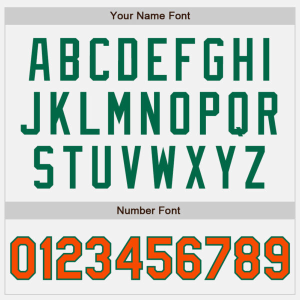 Custom White Orange-Kelly Green Authentic Baseball Jersey
