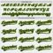 Custom White Black-Neon Green Authentic Baseball Jersey