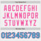 Custom White Sky Blue Black-Pink Authentic Baseball Jersey