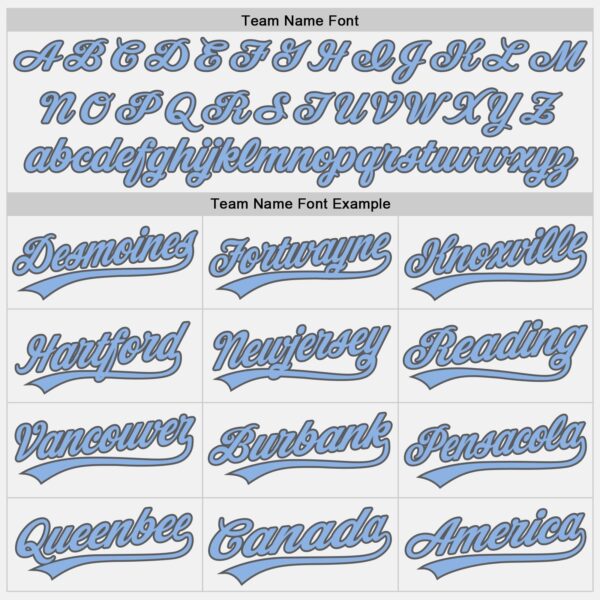 Custom White Light Blue-Steel Gray Authentic Baseball Jersey