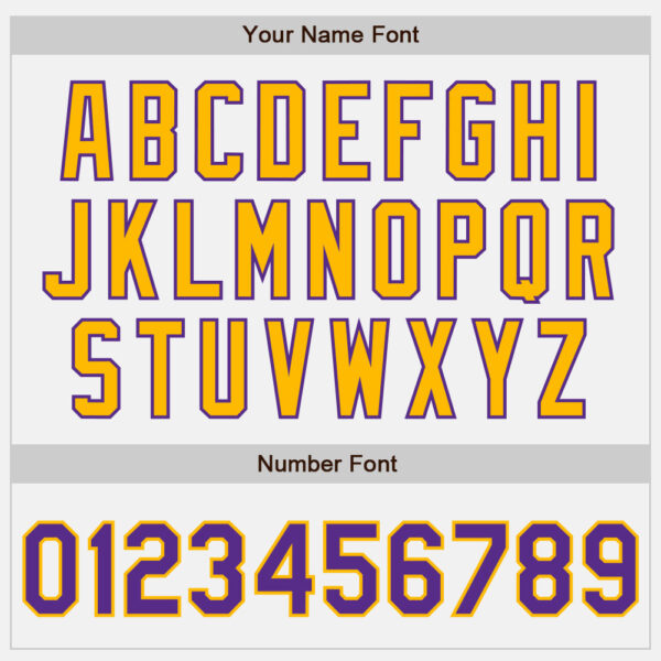 Custom White Purple-Gold Authentic Baseball Jersey