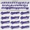 Custom White Purple Black-Light Blue Authentic Baseball Jersey
