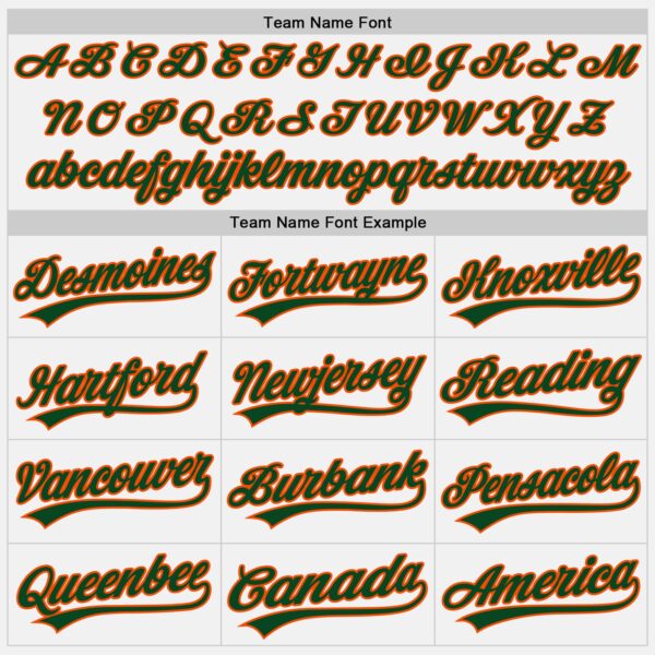 Custom White Green-Orange Authentic Baseball Jersey