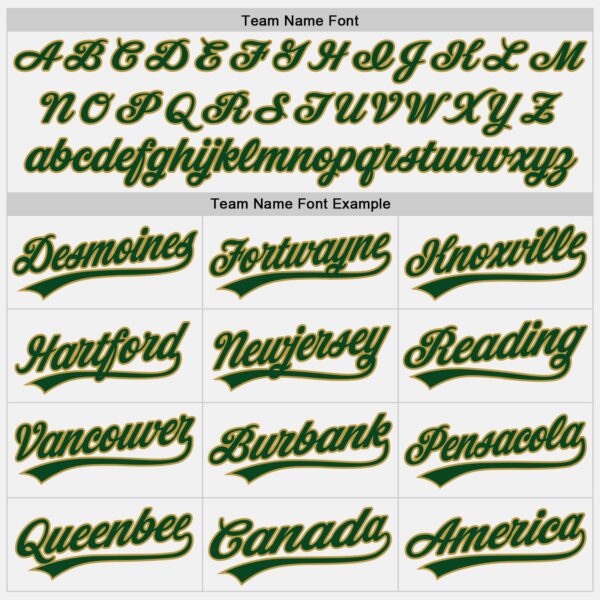 Custom White Green-Old Gold Authentic Baseball Jersey