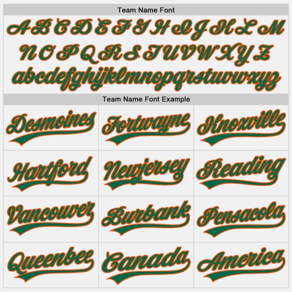Custom White Kelly Green-Orange Authentic Baseball Jersey