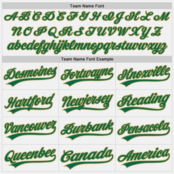 Custom White Kelly Green-Old Gold Authentic Baseball Jersey