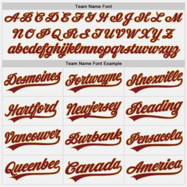 Custom White Crimson-Old Gold Authentic Baseball Jersey